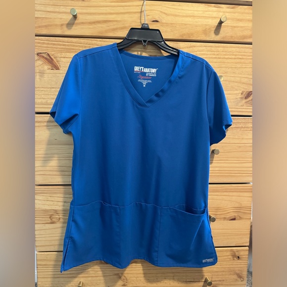 Grey's Anatomy Tops - Grey’s Anatomy by Barco Scrub Top Royal Blue